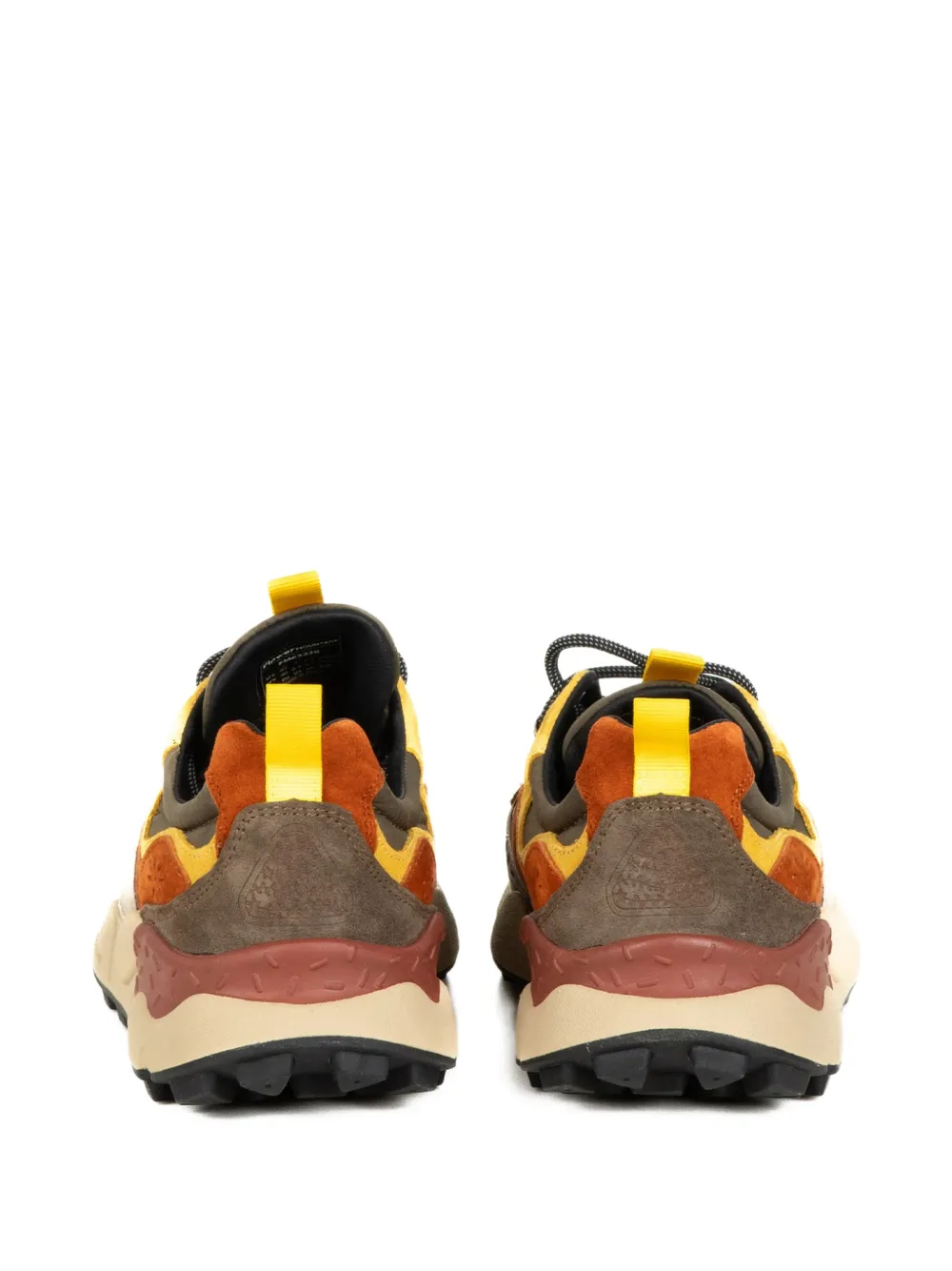 FLOWER MOUNTAIN Flower sneakers met vlakken Bruin