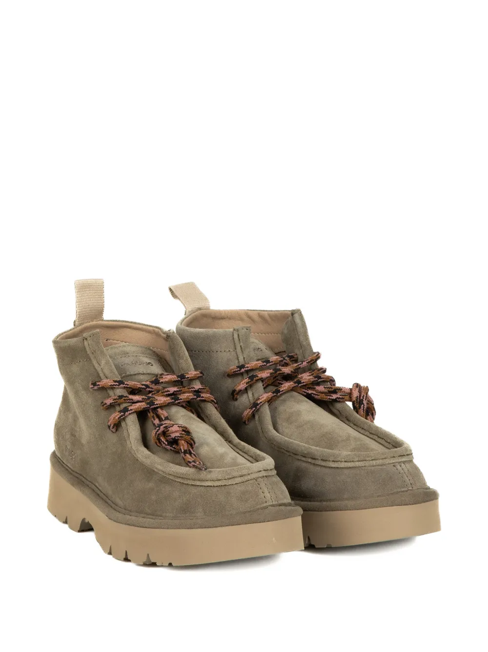 PANCHIC lace-up boots Groen