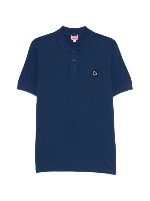 Kenzo playera tipo polo con parche del logo