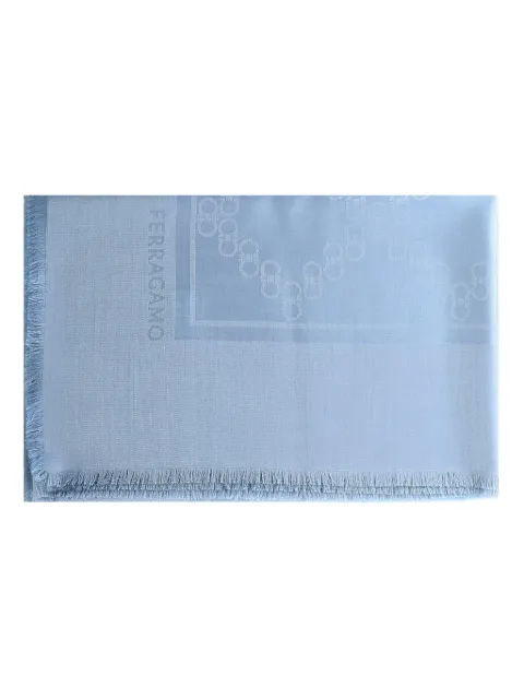 Ferragamo fringed logo scarf