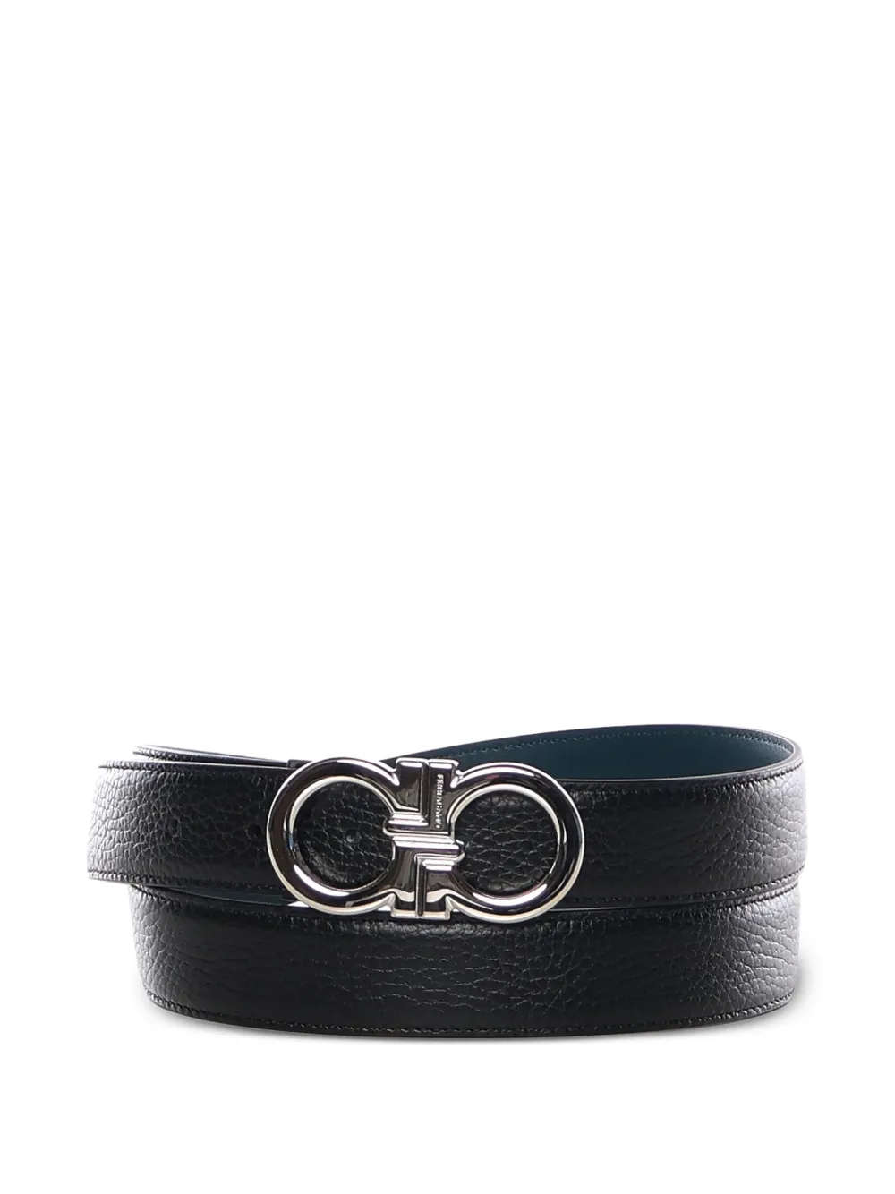 Ferragamo leather belt - Nero