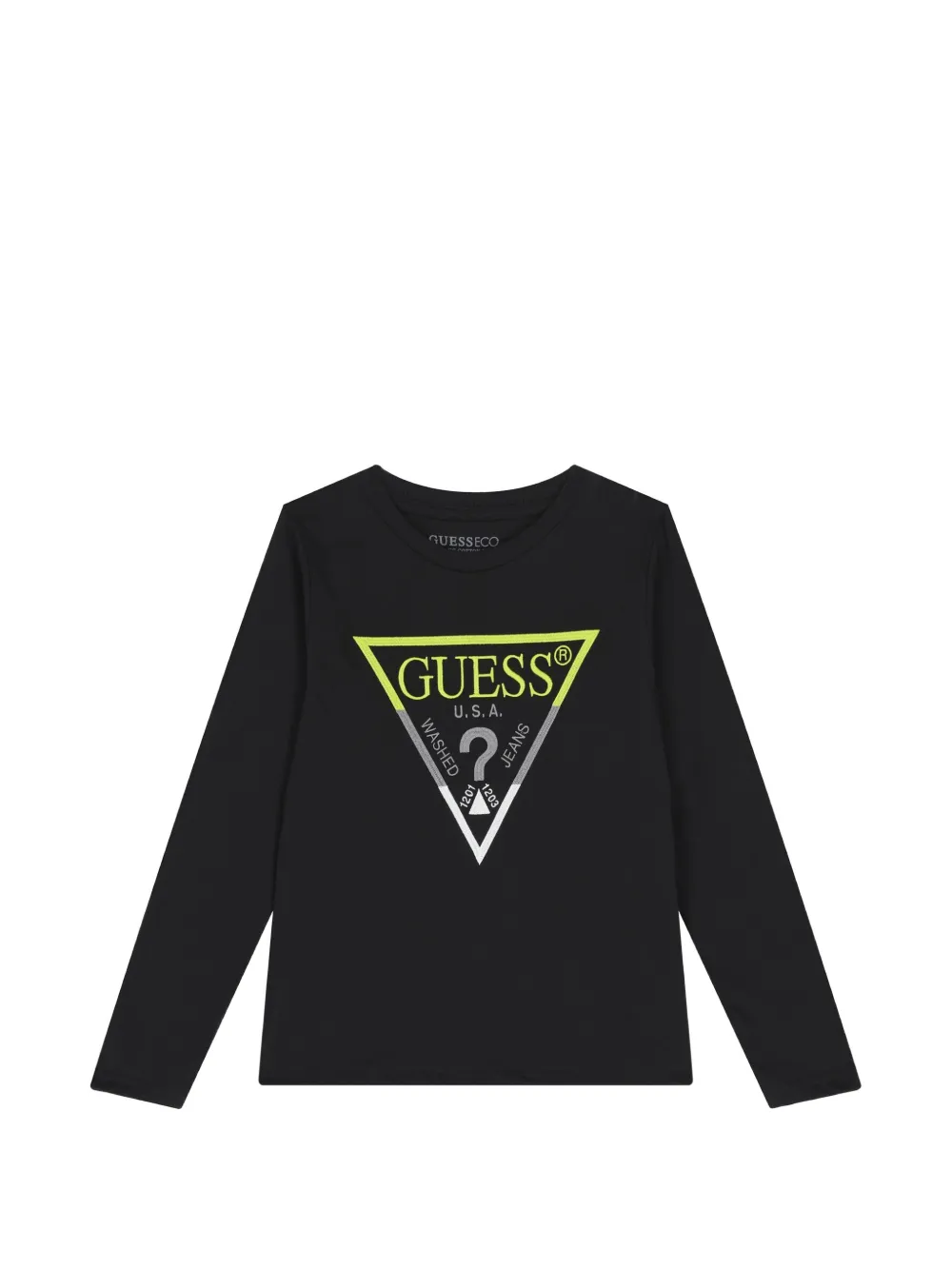 guess kids Top a maniche lunghe - Nero