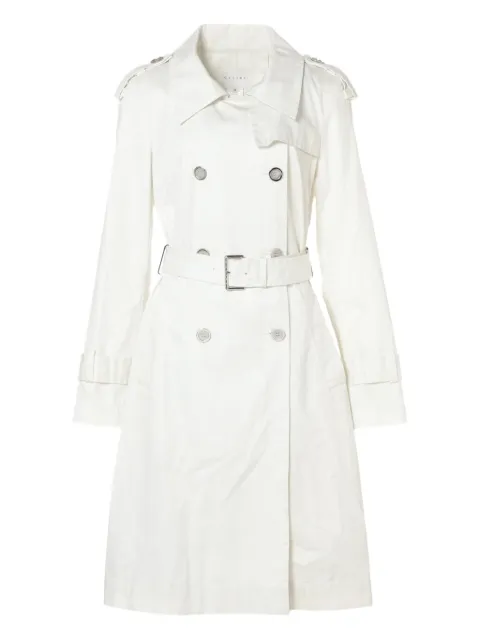 Celine Pre-Owned  2000s buttoned belted trench coat