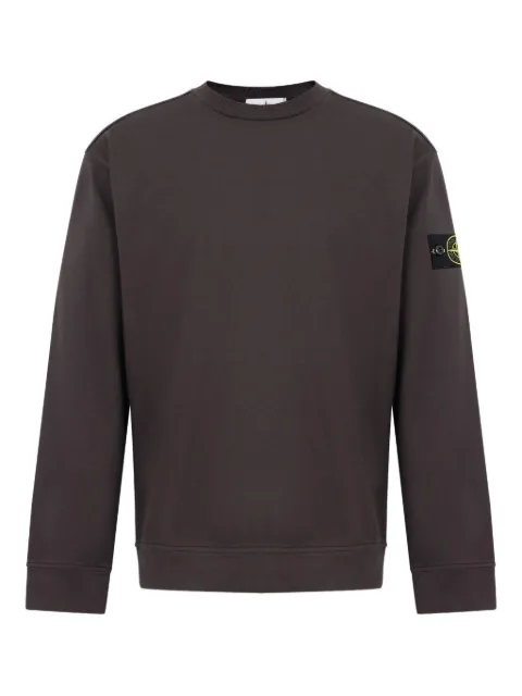 Stone Island crew-neck patch sweatshirt