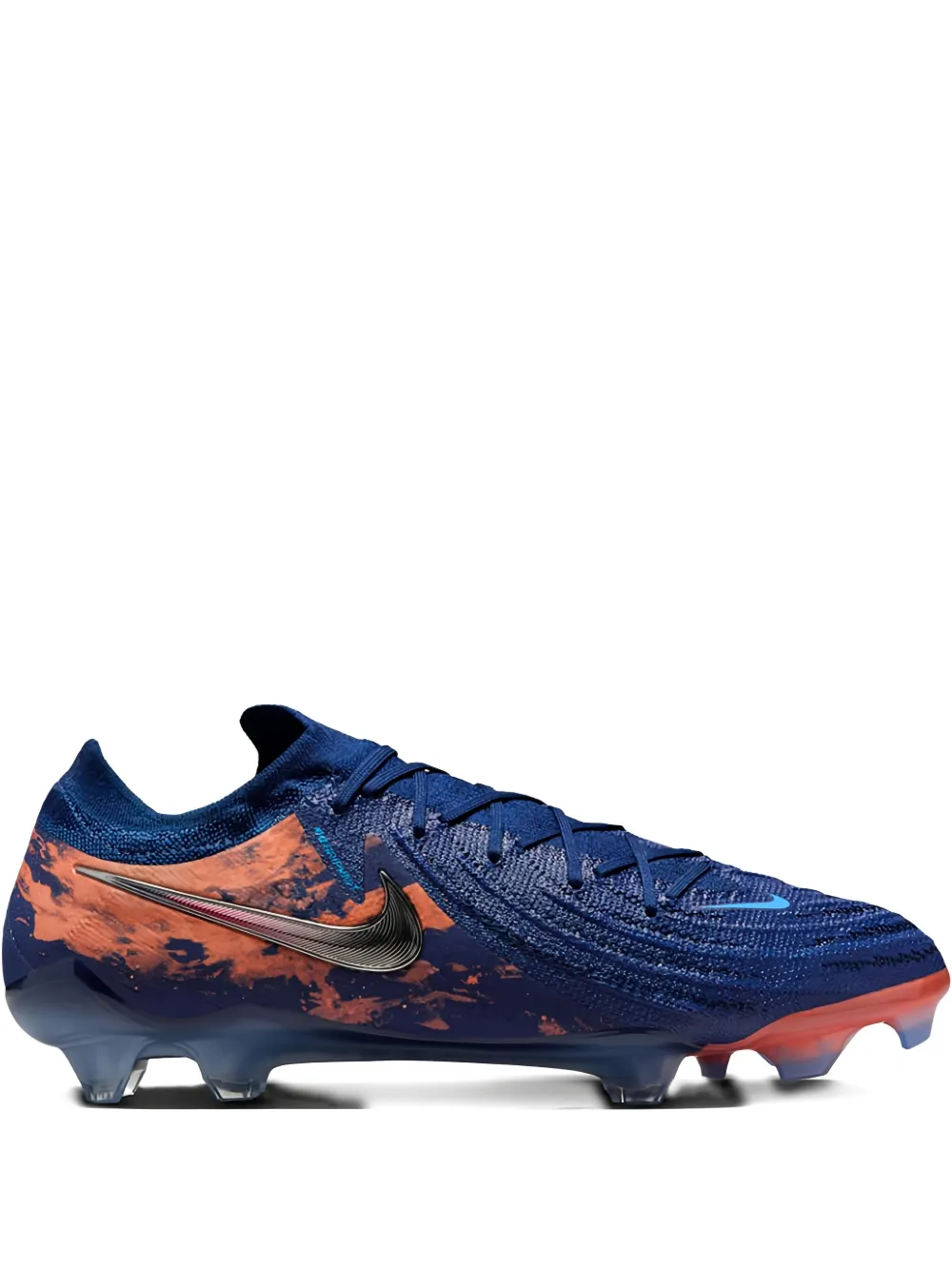 Nike Phantom GX II Elite FG Erling Haaland phantom textured low-top football sneakers - Blau