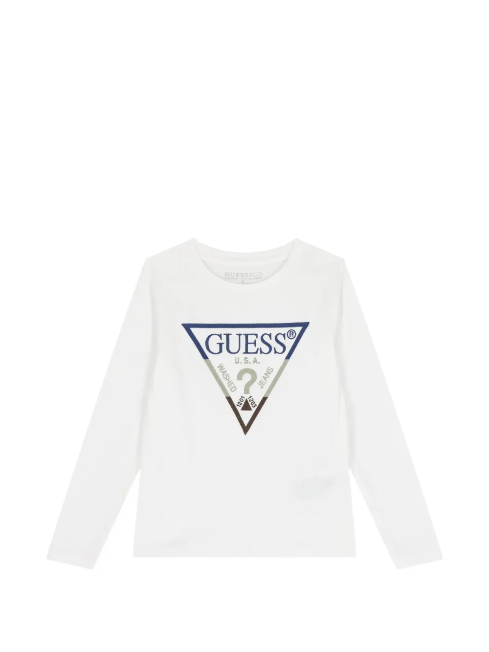guess kids Top a maniche lunghe - Bianco