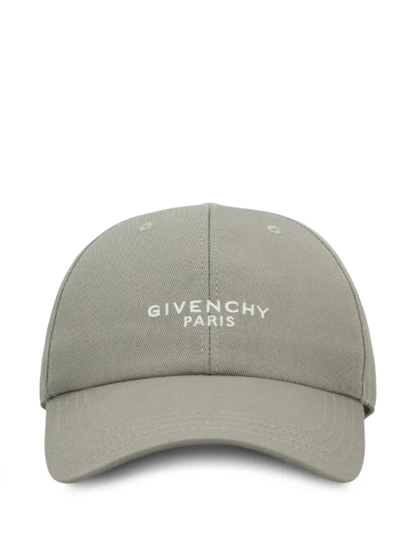 Givenchy Embroidered Logo Cap in Grey
