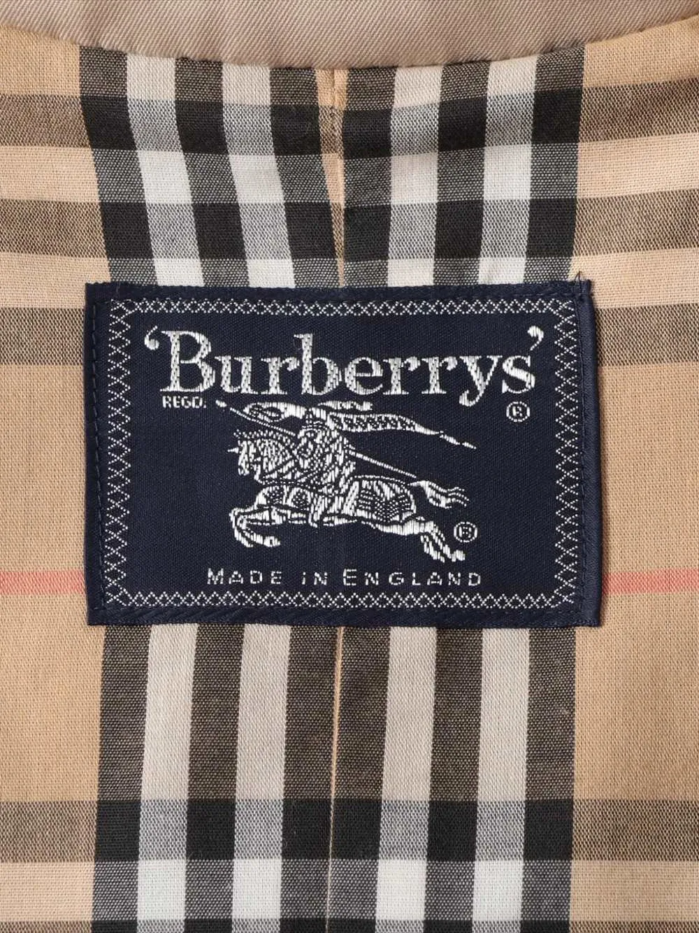 Pre-owned Burberry 1990-2000s Single-breasted Belted Trench Coat In Neutral