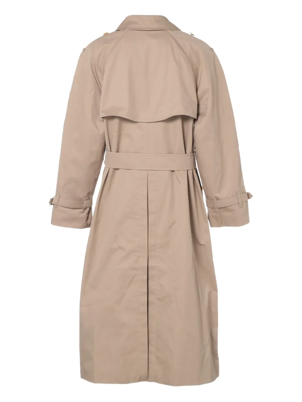 Burberry Pre-Owned 1990-2000s single-breasted belted trench coat - Beige