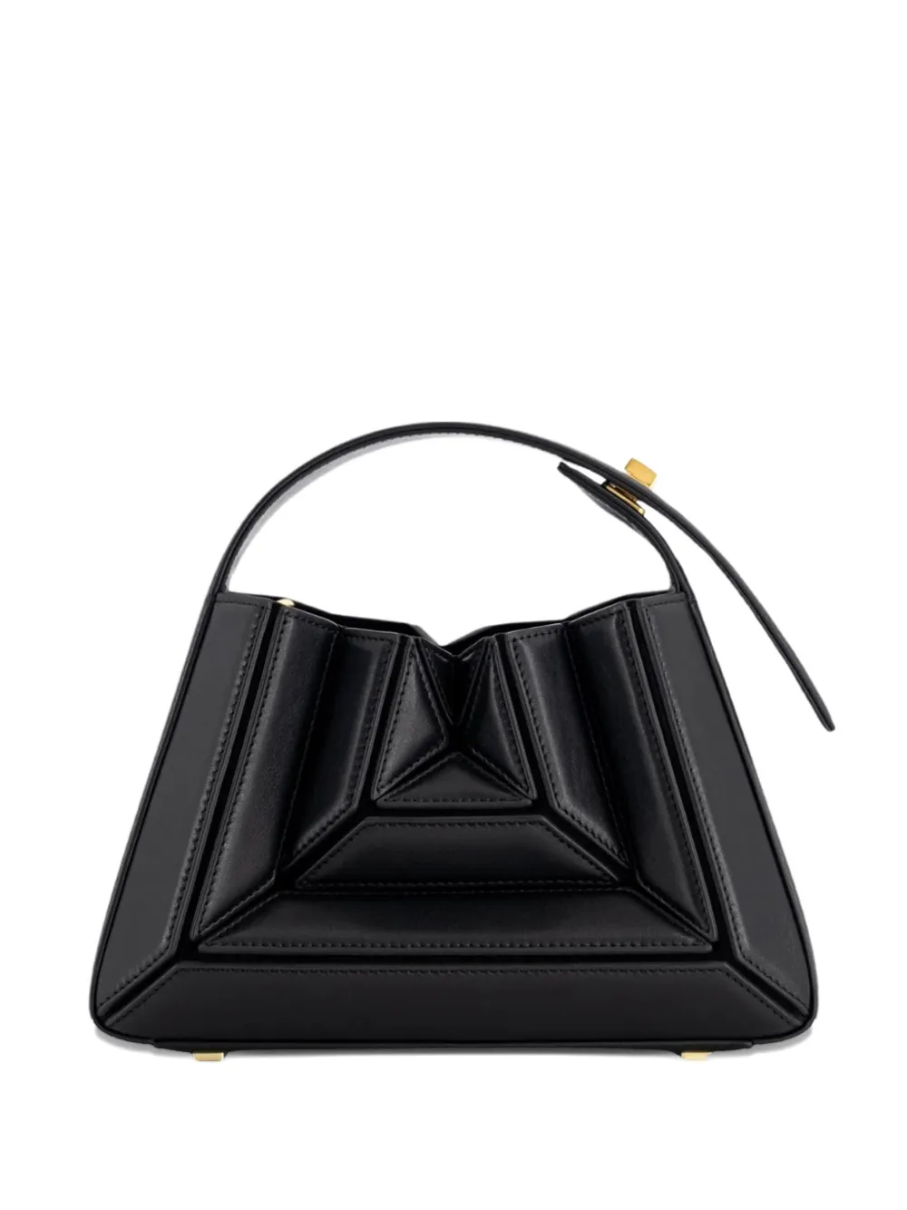 Mlouye Sera Mia Geometric Tote Bag In Black