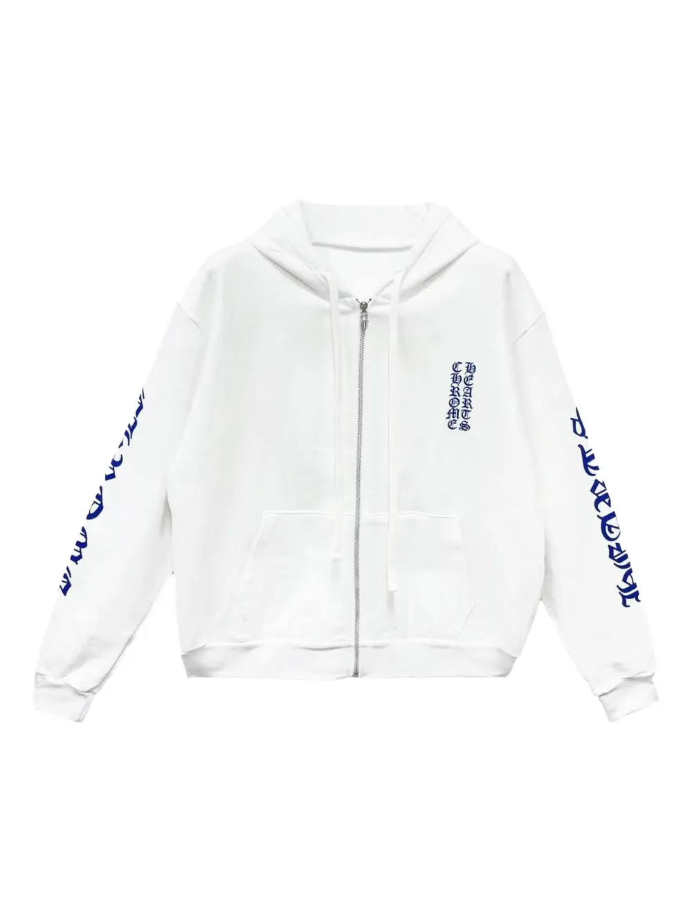 Chrome Hearts vertical-logo hoodie | White | Image 1