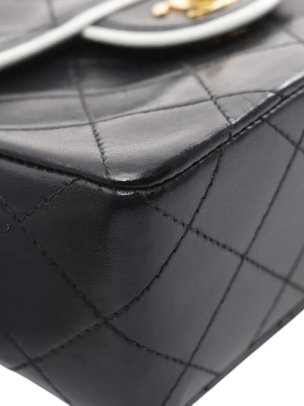 CHANEL Pre-Owned 1989-1991 Mini Classic Quilted Lambskin Square