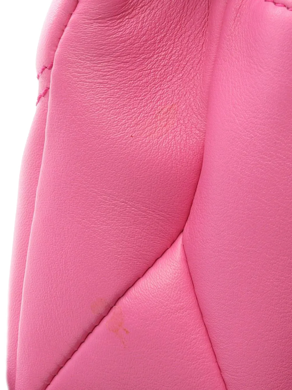 BVLGARI Pre-owned 2010-2025 Mini Leather Serpenti Cabochon Satchel In Pink