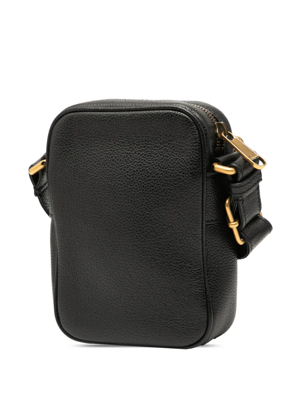 2016-2025 Mini Grained Calfskin Logo crossbody bag