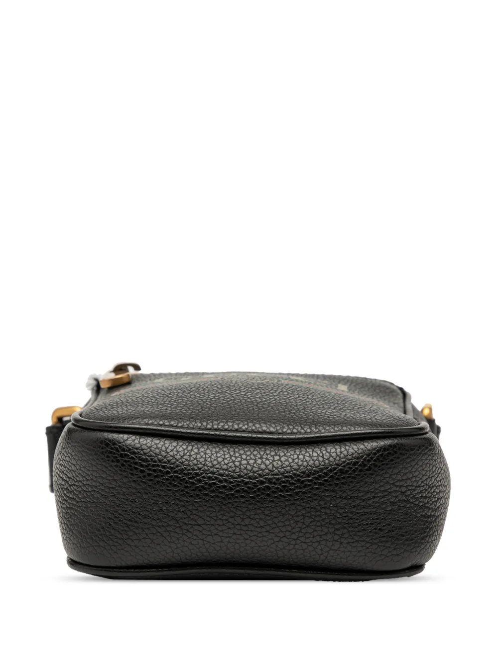 2016-2025 Mini Grained Calfskin Logo Crossbody Bag