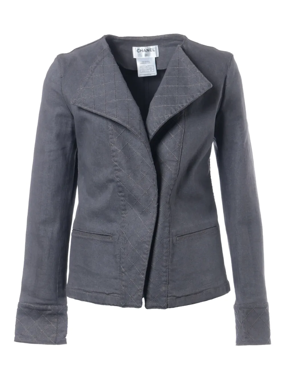 CHANEL Pre-Owned 2005 denim jacket - Grigio