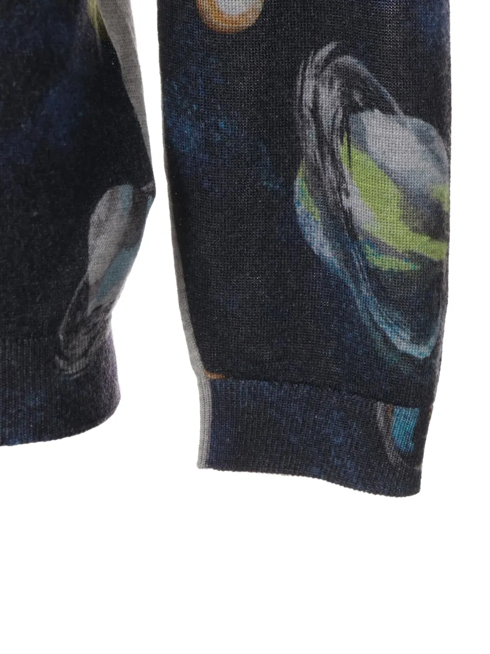 Pre-owned Louis Vuitton 2016-2020s Galaxy-print Sweater In Blue