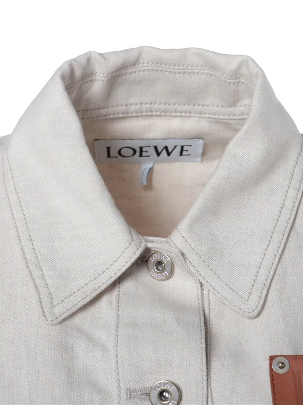 LOEWE Pre-owned 2023 Anagram Jacket In Neutral