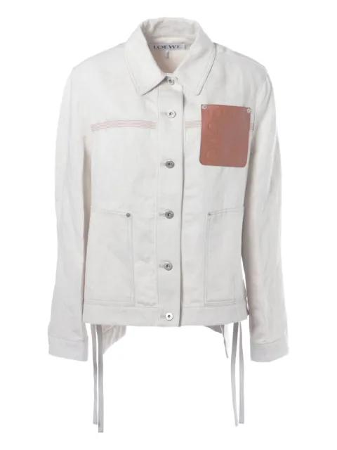 Loewe Pre-Owned chaqueta con anagrama 2023