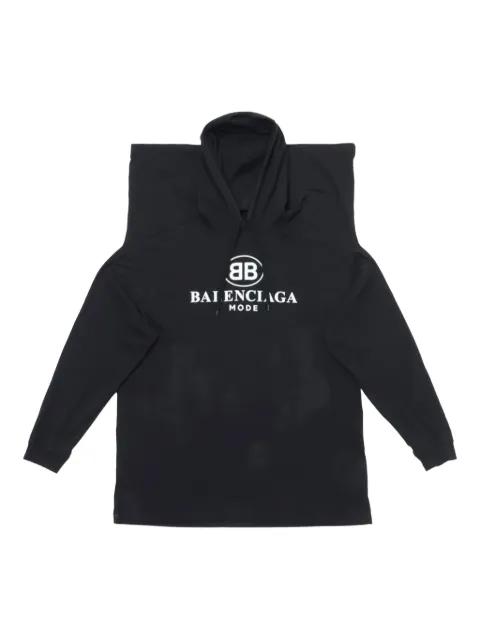 Balenciaga Pre-Owned 2017 logo hoodie