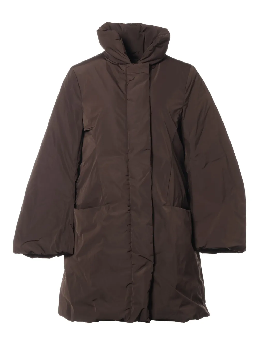 Jil Sander 2000-2016s quilted padded coat - Marrone