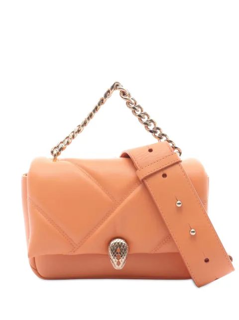 Bvlgari Pre-Owned 2010-2025 Mini Leather Serpenti Cabochon Satchel crossbody bag