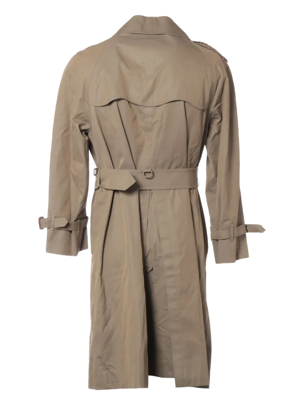 Burberry Pre-Owned 1990-2000s belted trench coat - Beige