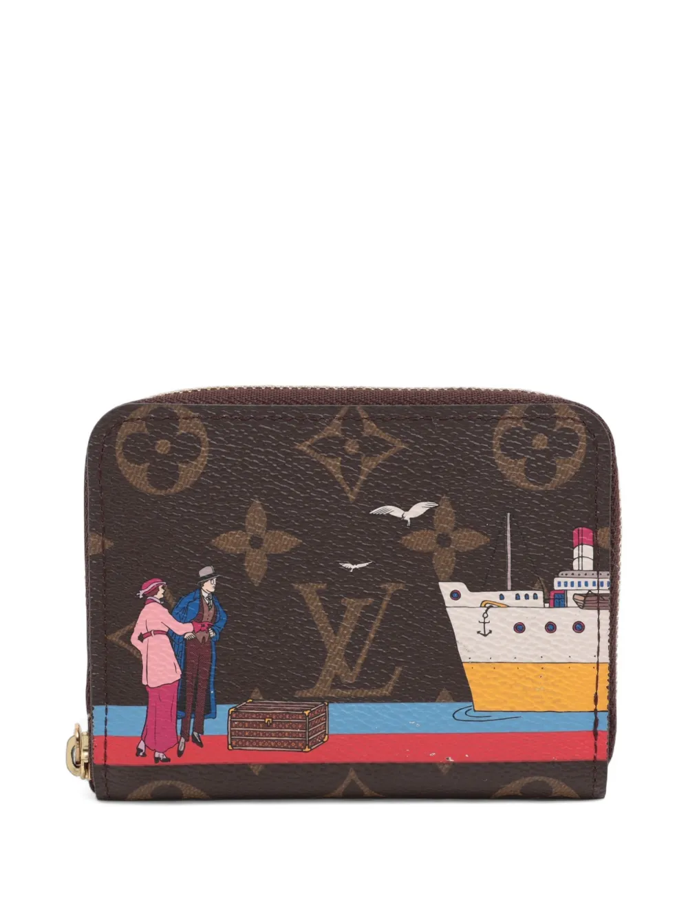 Louis Vuitton Pre-Owned 2018 Illustré Zippy coin wallet | Brown | Image 1