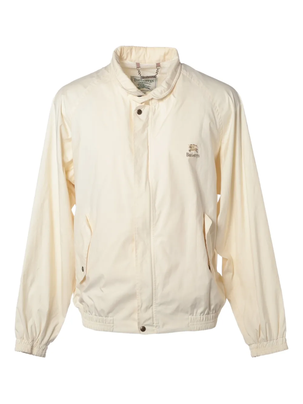 Pre-owned Burberry 2000s Zip-up Jacket In Neutral