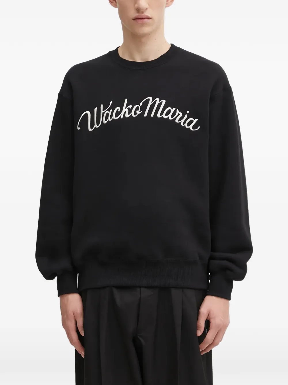 WACKO MARIA logo-detail sweatshirt - Nero