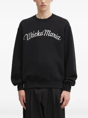 WACKO MARIA ロゴ スウェットシャツ | ブラック | FARFETCH JP