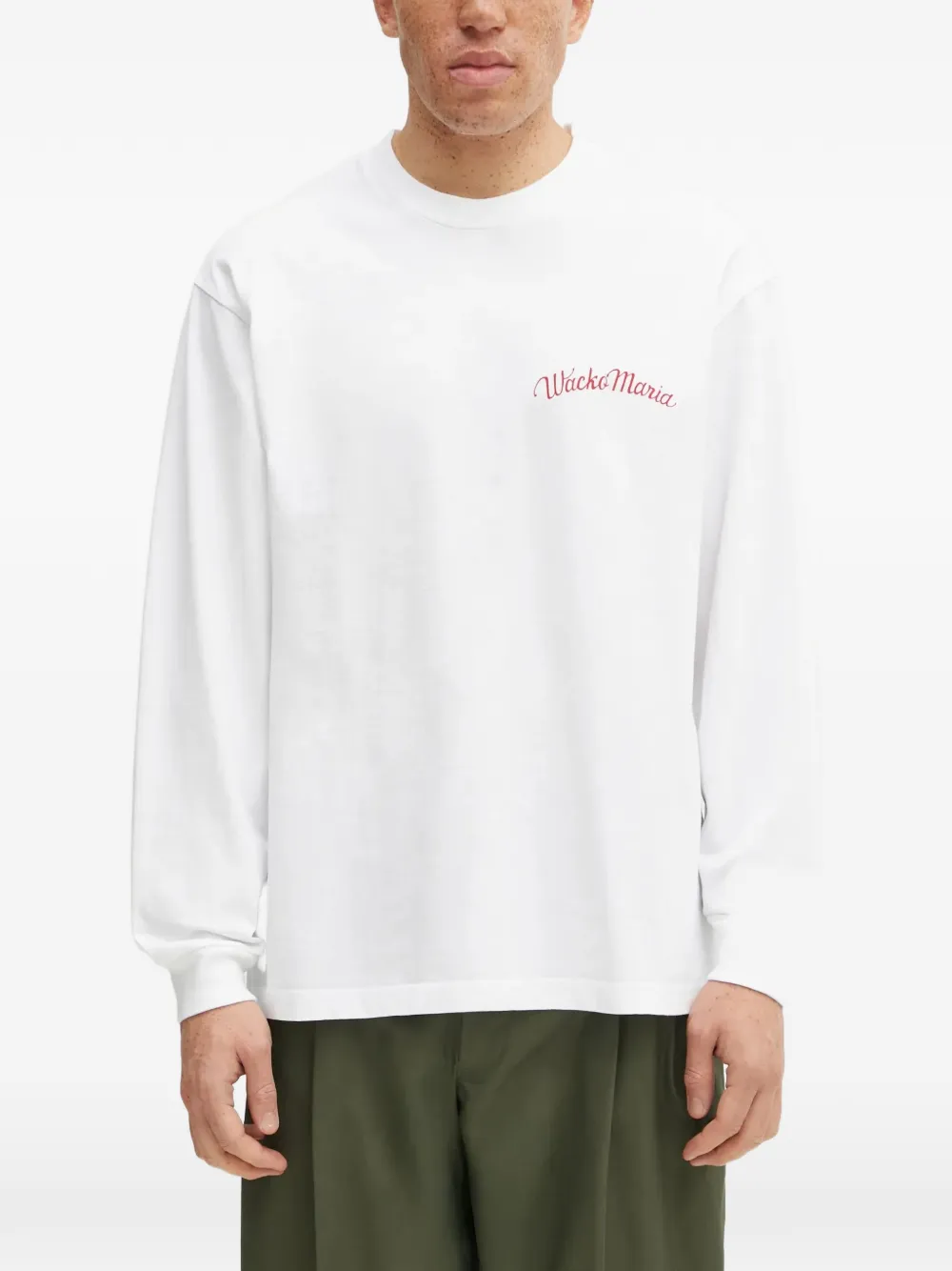 WACKO MARIA long-sleeve sweatshirt - Weiß
