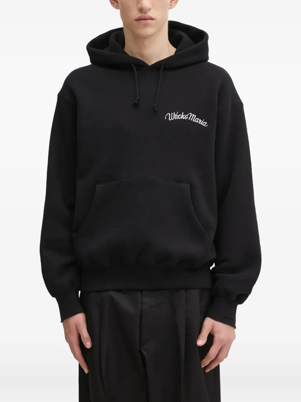 WACKO MARIA drawstring hoodie - Schwarz