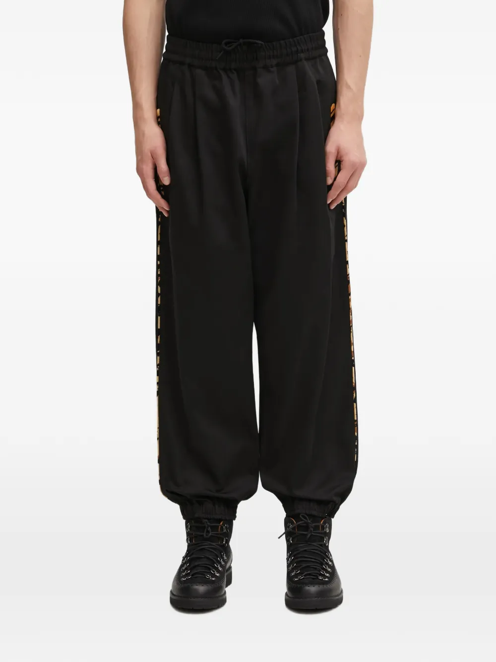 WACKO MARIA drawstring track pants - Nero