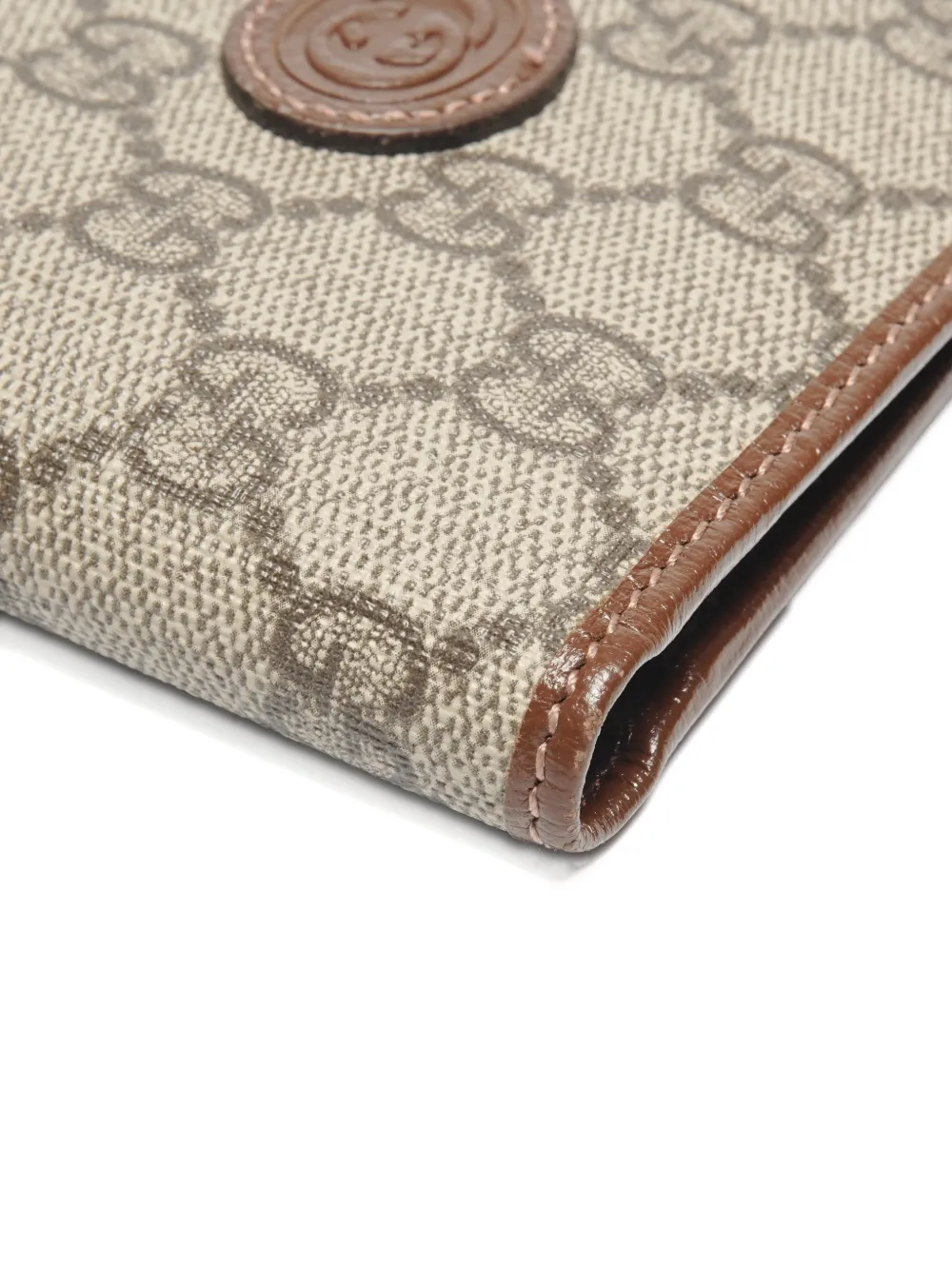 GUCCI Pre-owned 2016-2025s Gg Supreme Bi-fold Wallet In Neutral