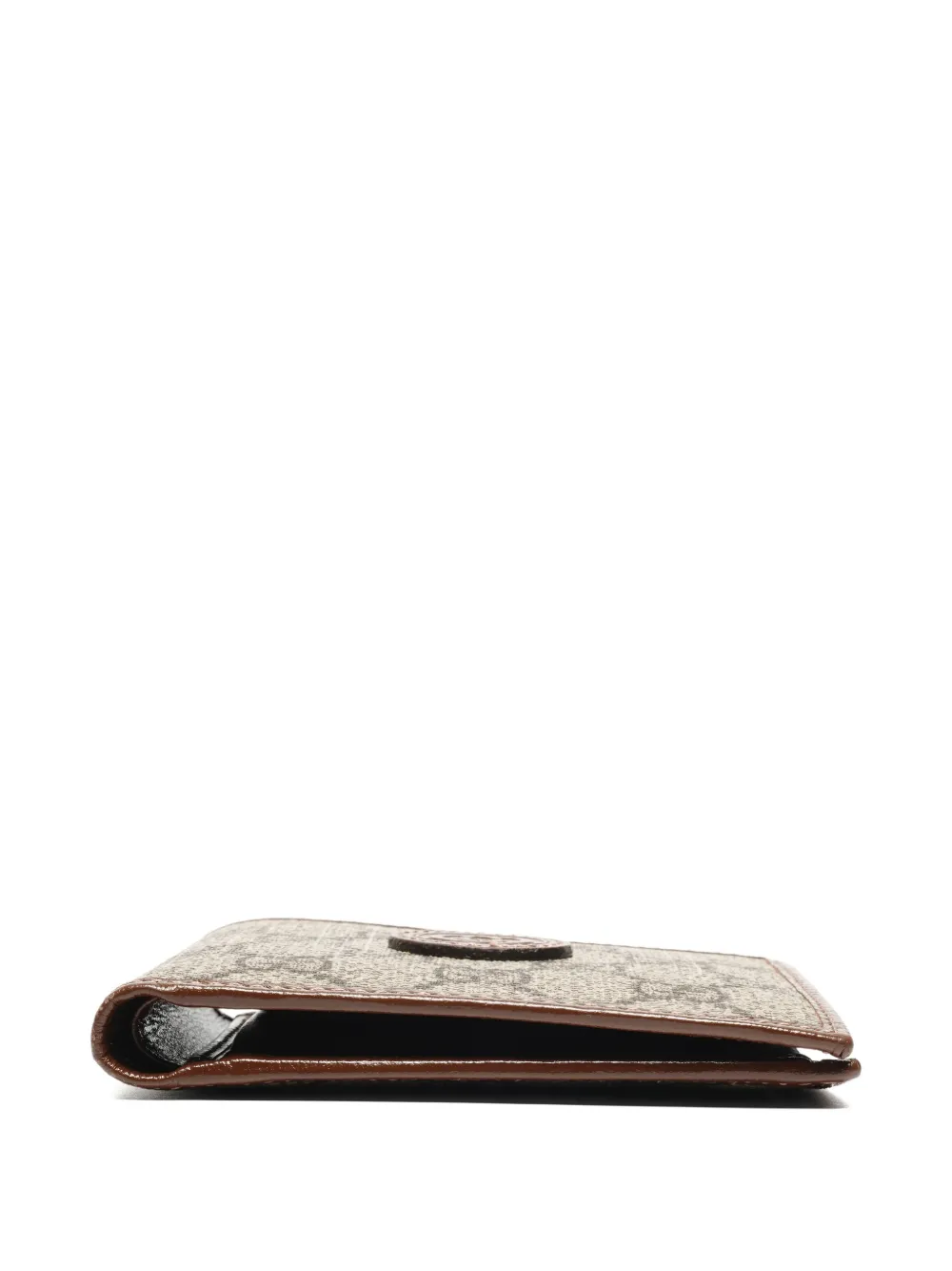 GUCCI Pre-owned 2016-2025s Gg Supreme Bi-fold Wallet In Neutral