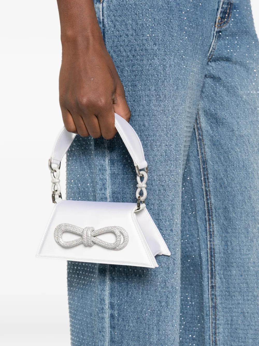 MACH & MACH bow chain tote bag | Mini Bags | Image 2