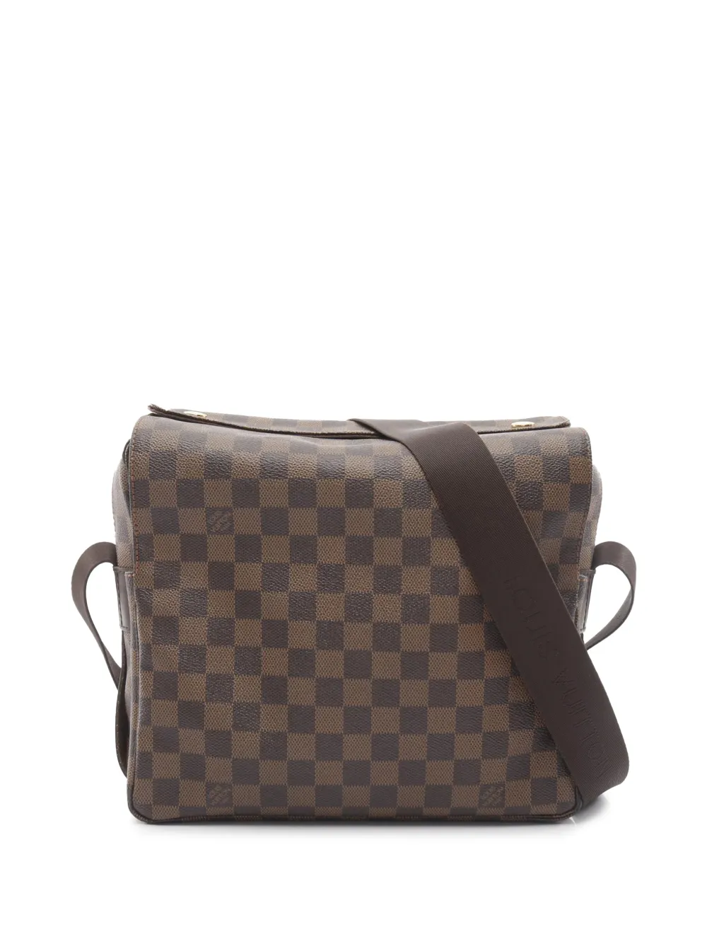 Louis Vuitton Pre-Owned Borsa a tracolla Naviglio in tela Damier Ebène 2008 - Marrone