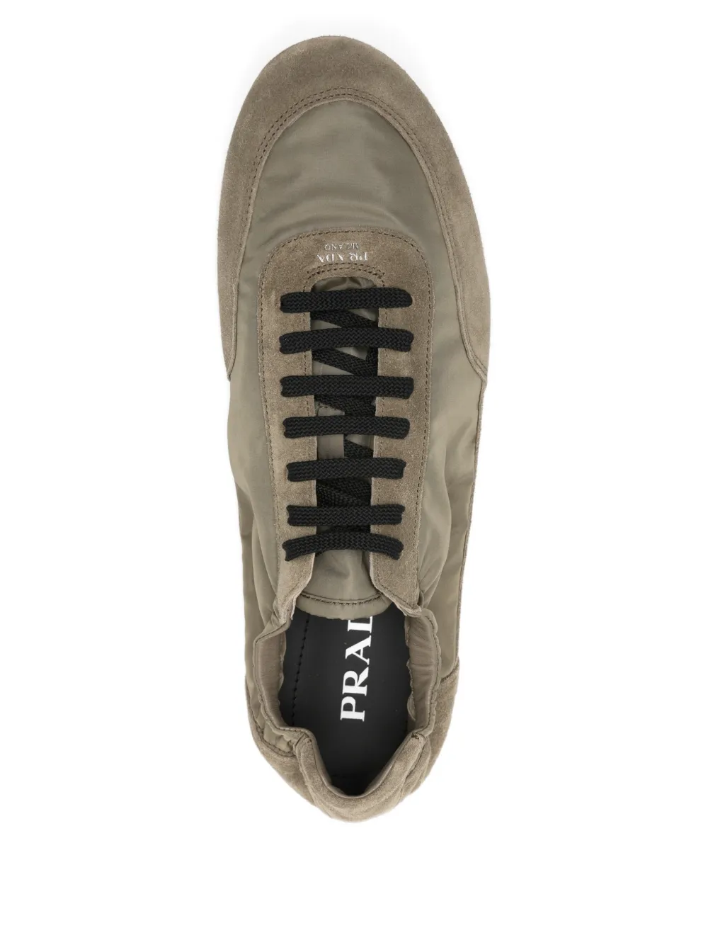 Prada suede sneakers Groen