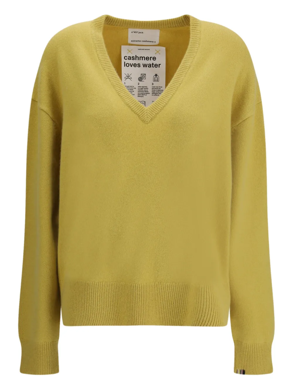 extreme cashmere N°457 Jack sweater - Giallo