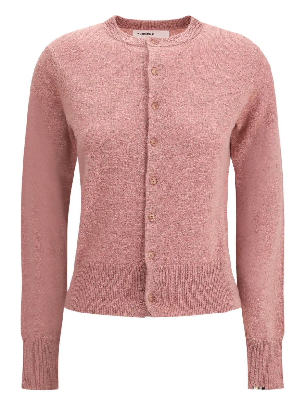extreme cashmere N°300 Little 2 buttoned knitted cardigan - Rosa