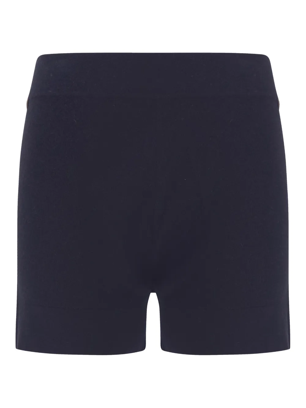 extreme cashmere Nº450 bummy high-waisted shorts - Blue