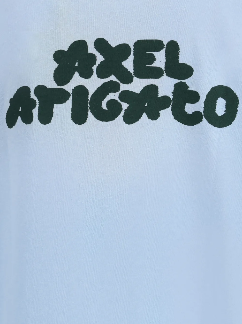 Axel Arigato Bubble Reverse T-shirt met logo Blauw