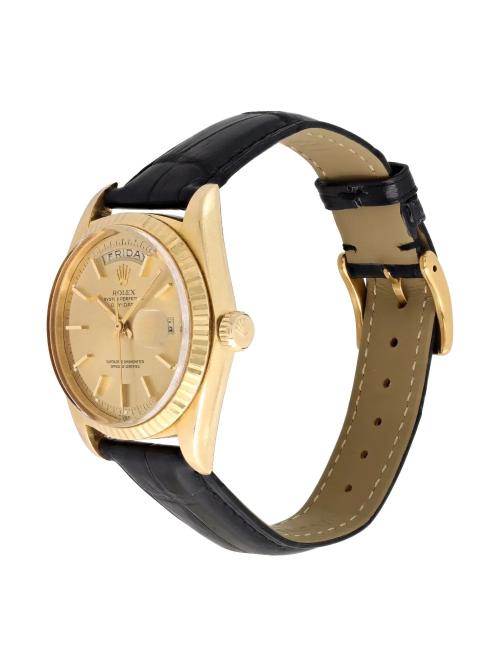 Pre-owned Rolex Day-date 36mm Watch In Gold