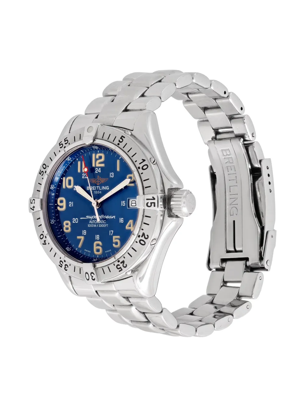 BREITLING Pre-owned Superocean 40mm Watch In Blue