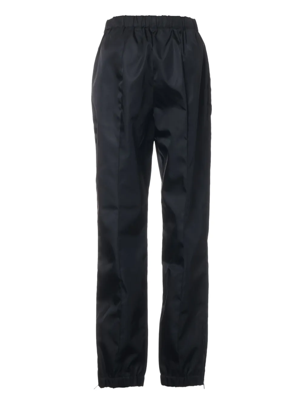 Prada Pre-Owned 2021 triangle-logo trousers | Black | Image 1