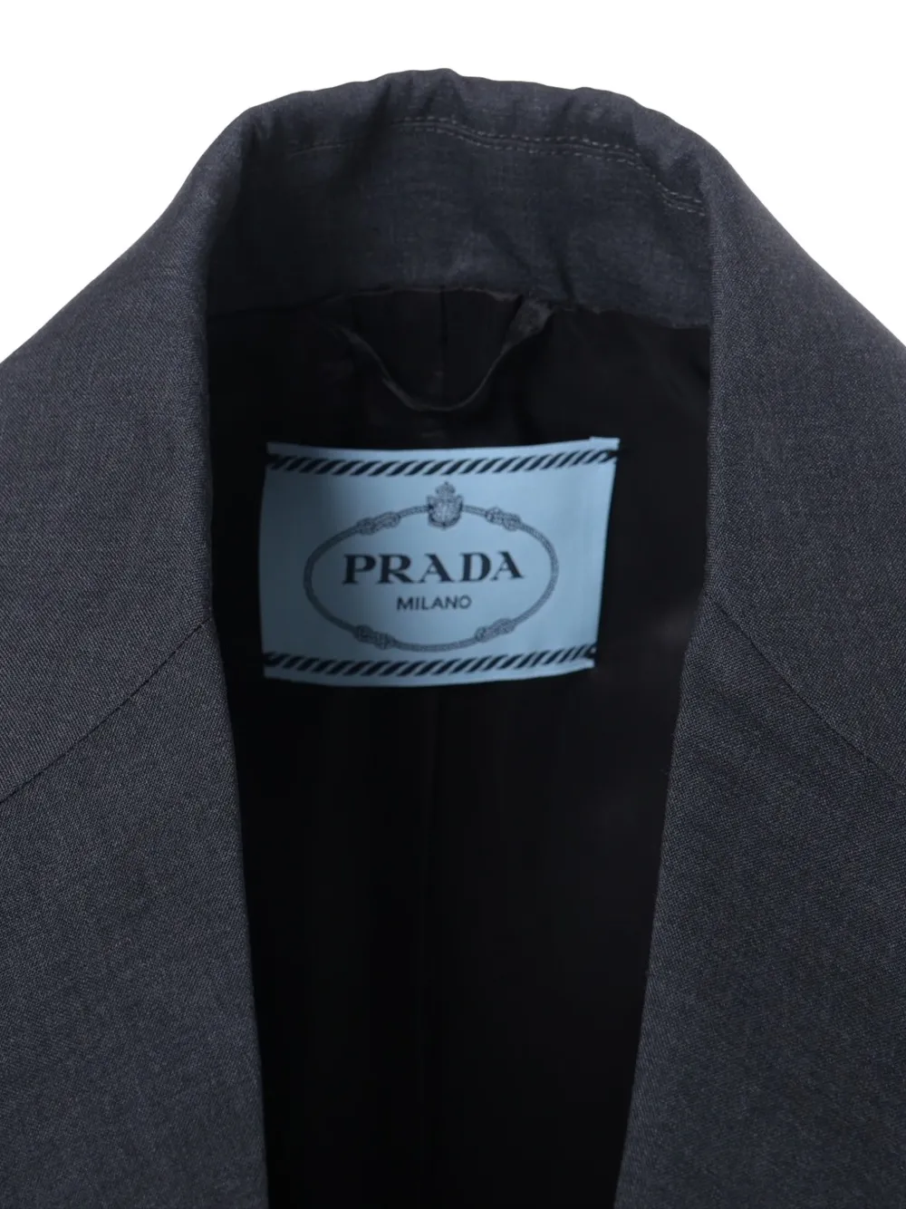 Pre-owned Prada 2022 Wool Blazer In Gray