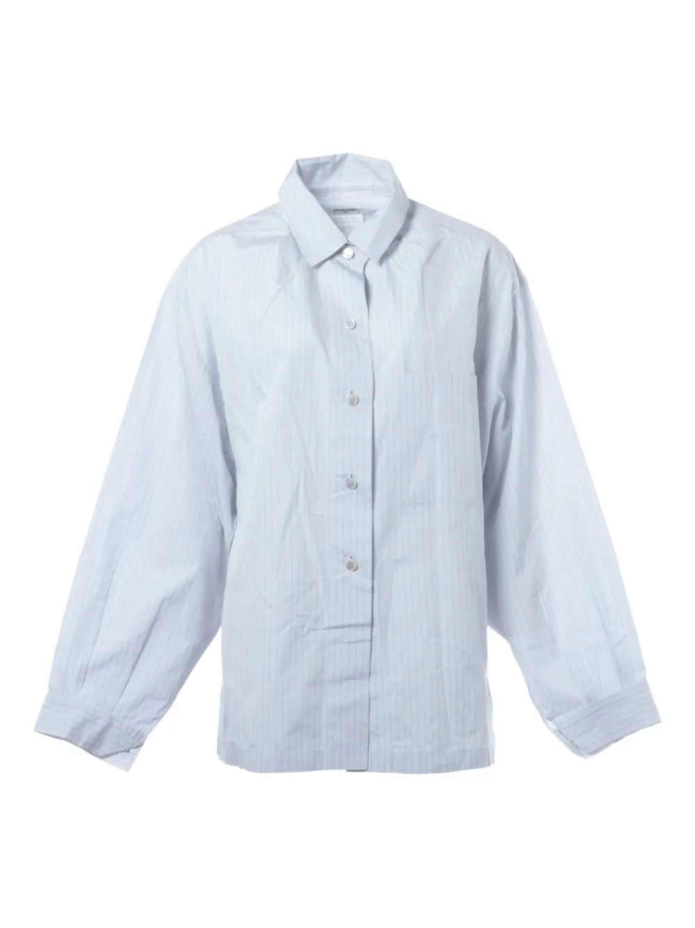 CHANEL Pre-Owned 2001 striped shirt - Bianco