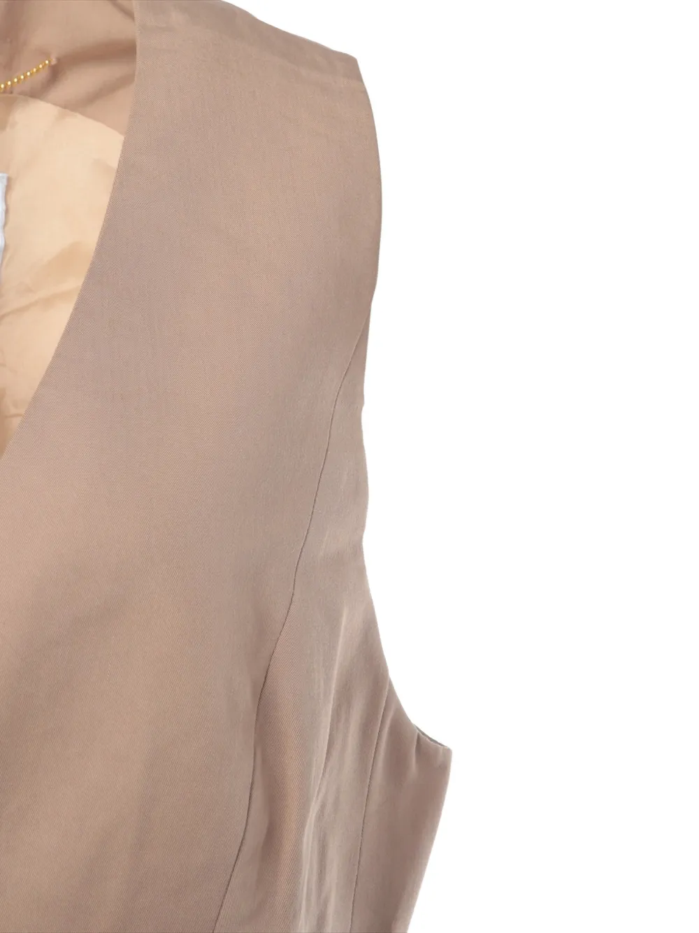 Pre-owned Celine 2000s Button-down Waistcoat In Neutral