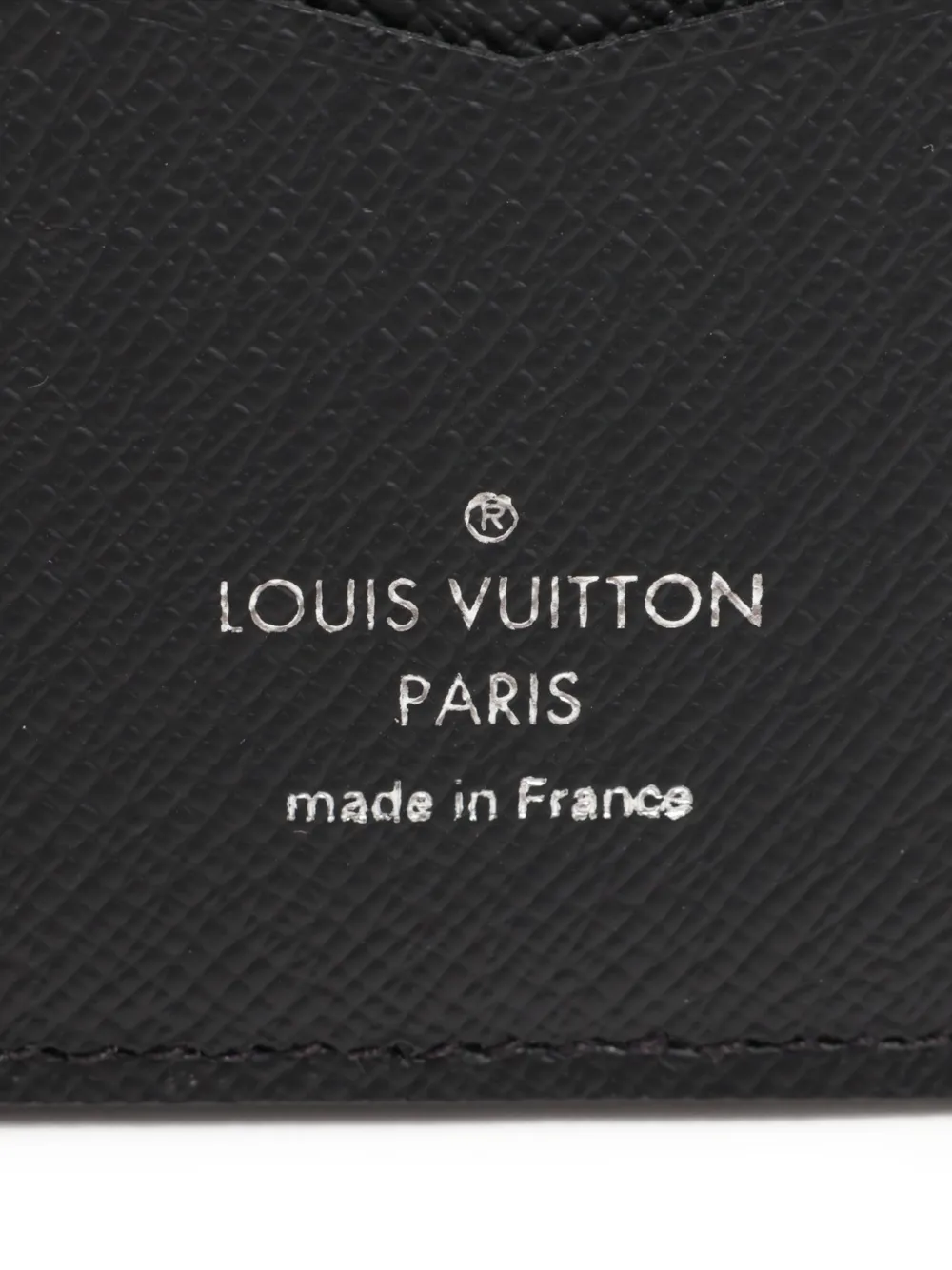 Pre-owned Louis Vuitton 2017 Monogram Pocket Organiser Card Holder In Black